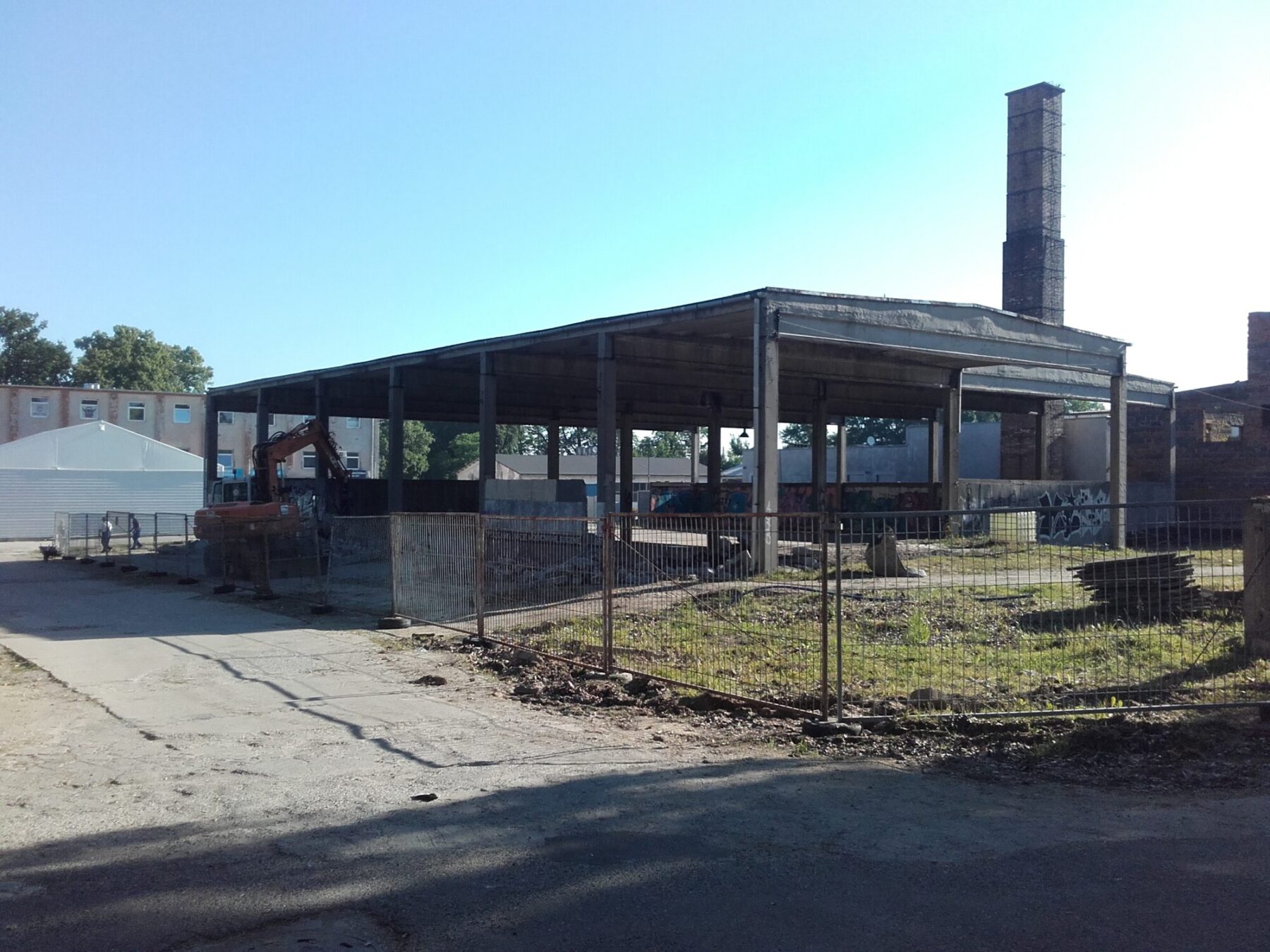 Conversion of a warehouse shelter in Żary