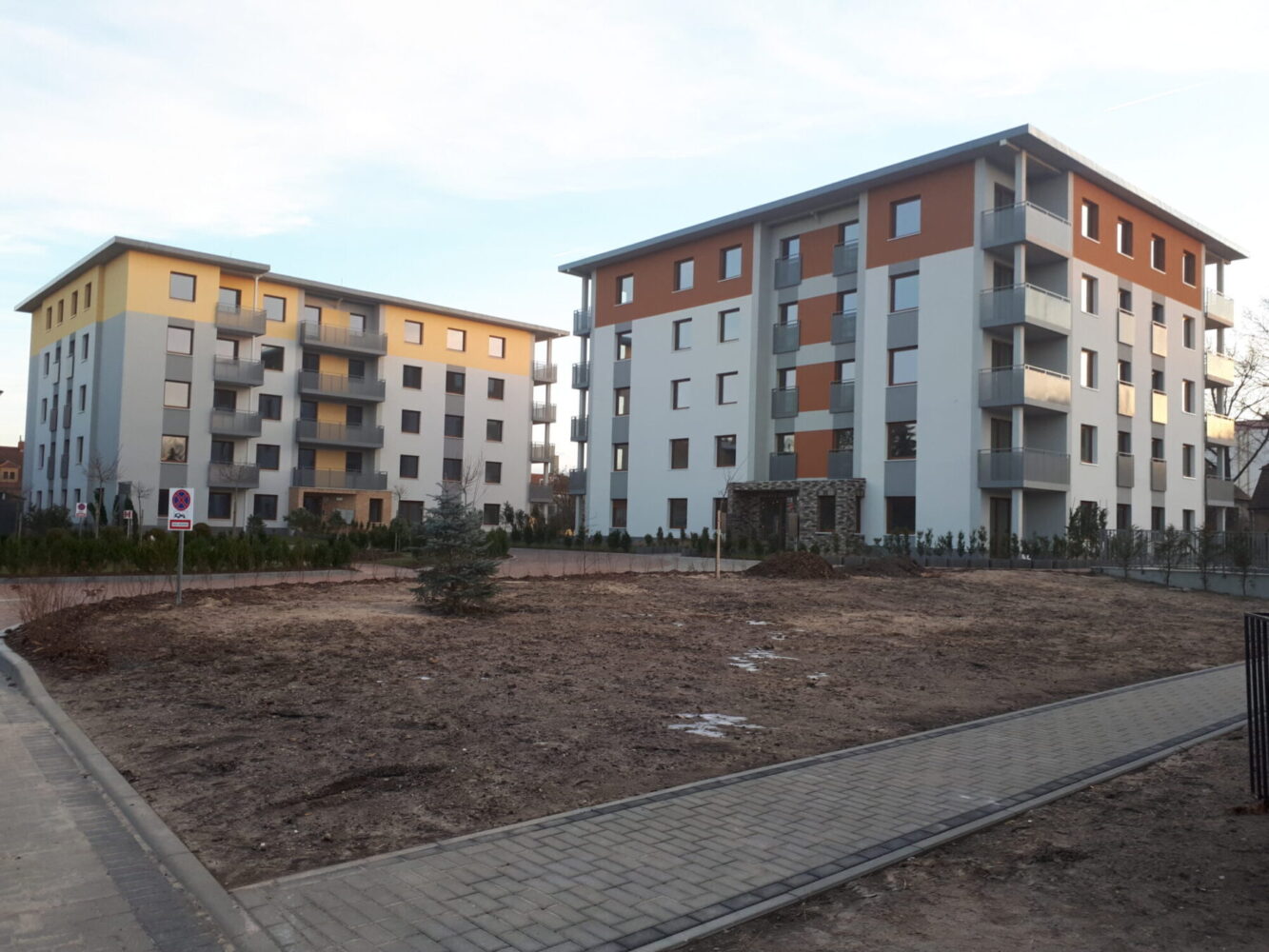 Construction on Zwycięzców Street in Żary