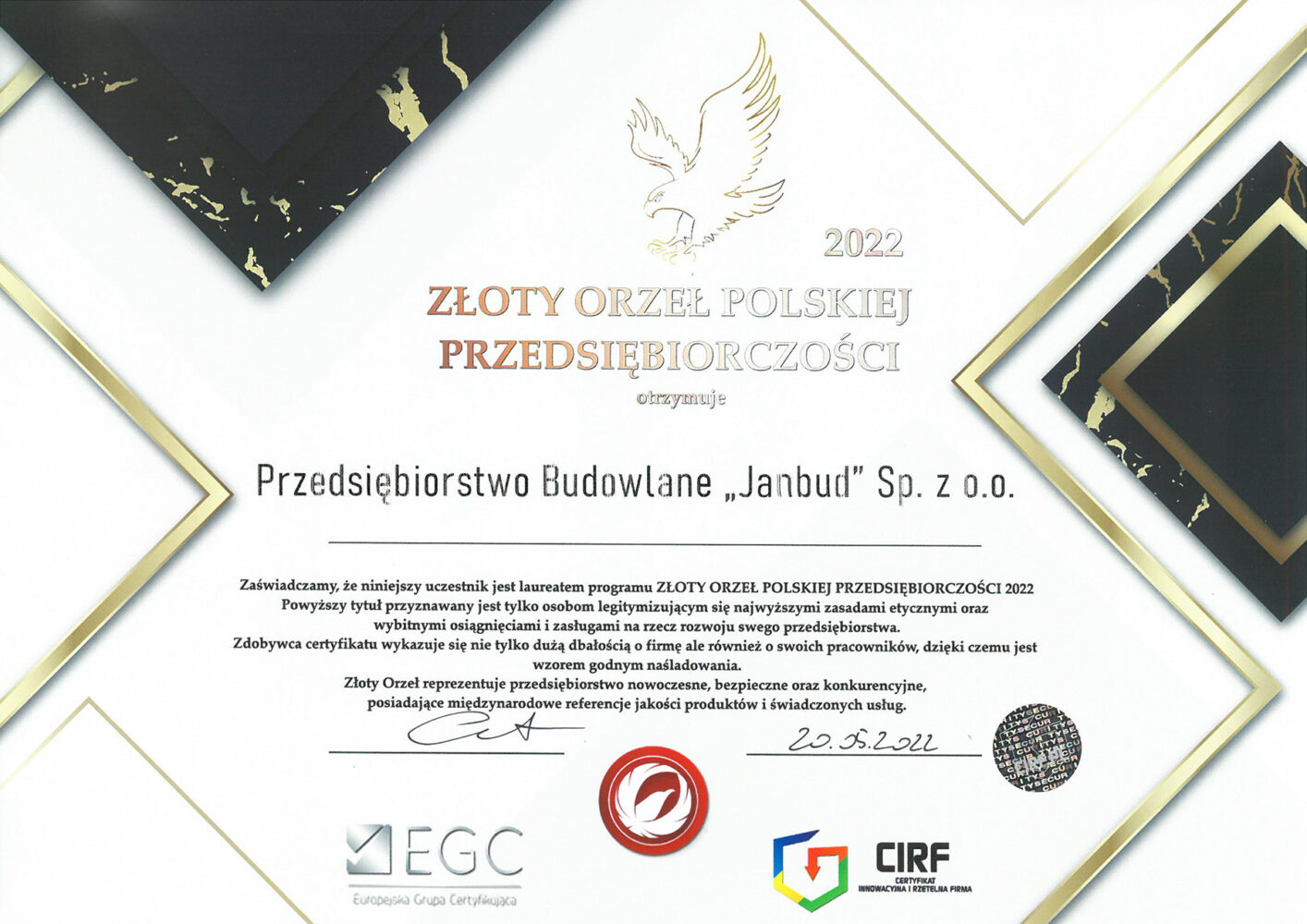 (Polski) Złoty Orzeł Polskiej Przedsiębiorczości